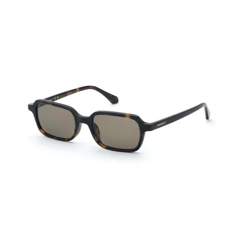 Twinset Stw117 Sunglasses, Dark Havana, One Size - Image 1