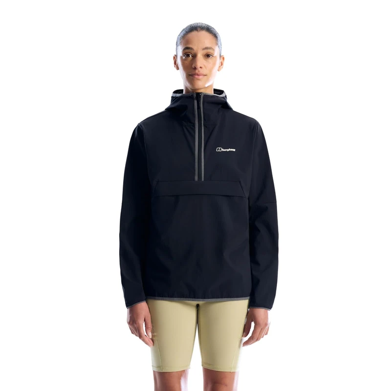 Berghaus Women's Wandermoor Wind Smock, Black, 16