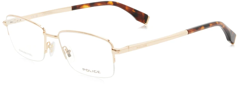 Police Vplr68 Sunglasses, Shiny Total Rose Gold, One Size