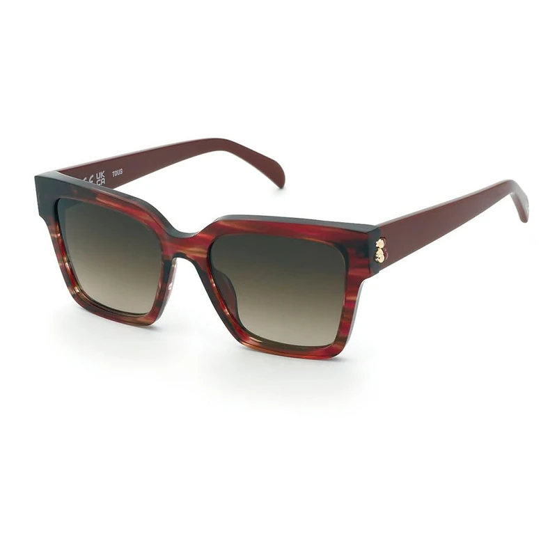 TOUS STOD07 Glasses, Fantasy Red, Regular Unisex Adult - Image 1