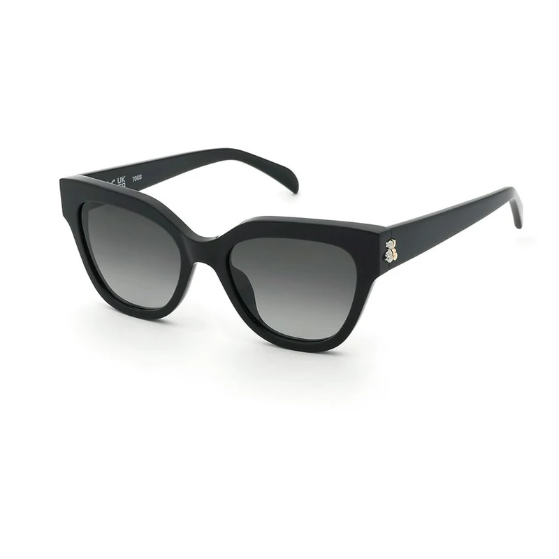 TOUS Stod08 Sunglasses, Shiny Black, Regular