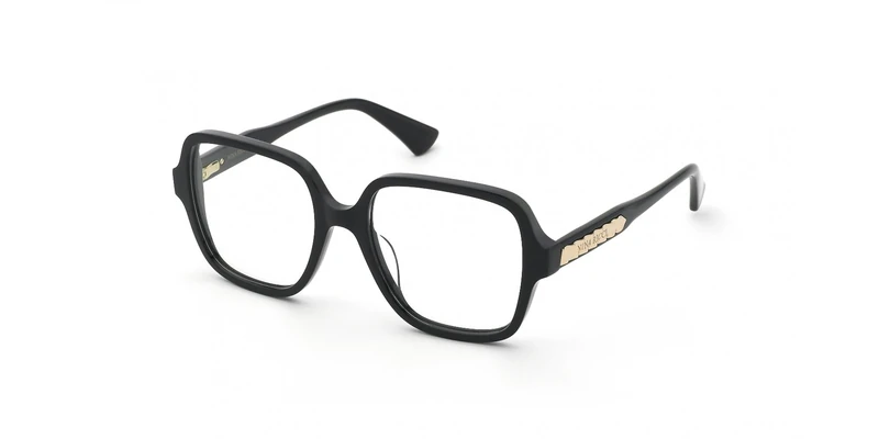Nina Ricci Vnr446 Glasses, Shiny Black, Regular Unisex-Adult