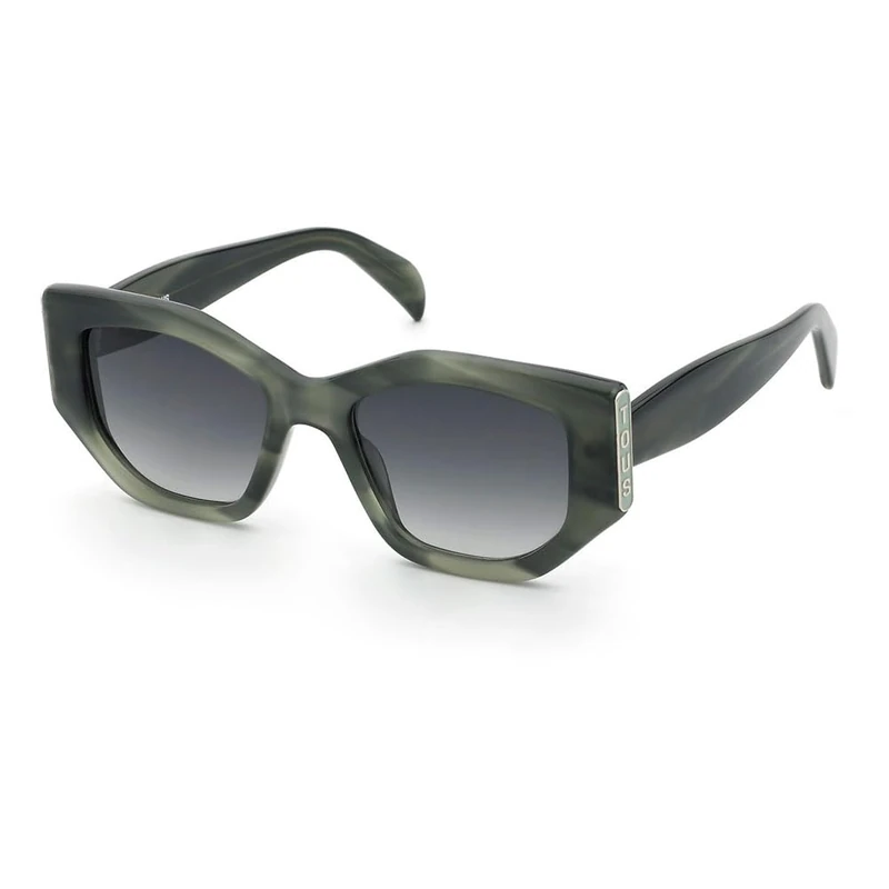 TOUS Stod03 Sunglasses, Striped Grey/Green, 53 cm