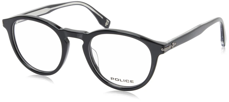 Police Vplr63 Sunglasses, Shiny Black, 48