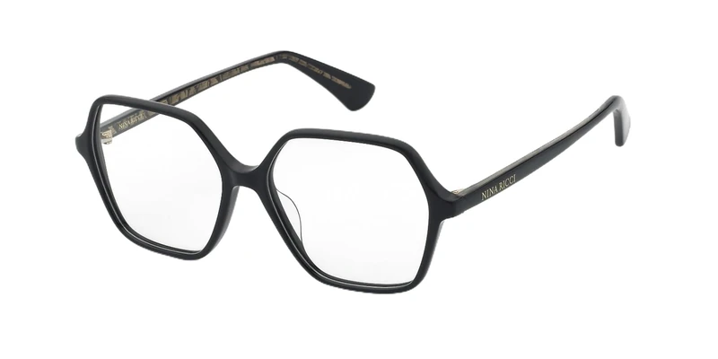 Nina Ricci Vnr444 Sunglasses, Shiny Black, Regular