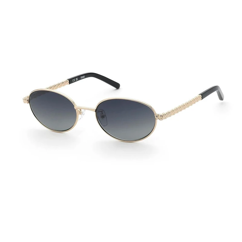 TOUS Unisex Sto481 Sunglasses, Shiny Total Rose Gold, Regular