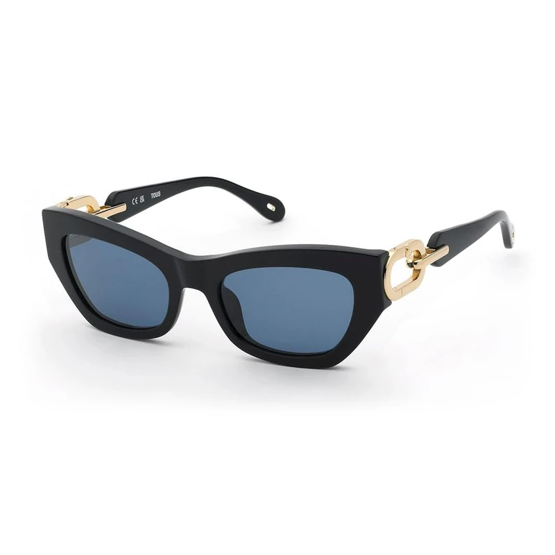 TOUS Stod05 Sunglasses, Black (Shiny Black), One Size