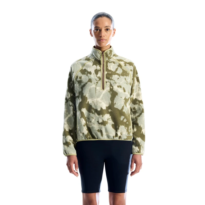 Berghaus Women's Bamburgh Half Zipped Fleece Jacket, Light Green, 18