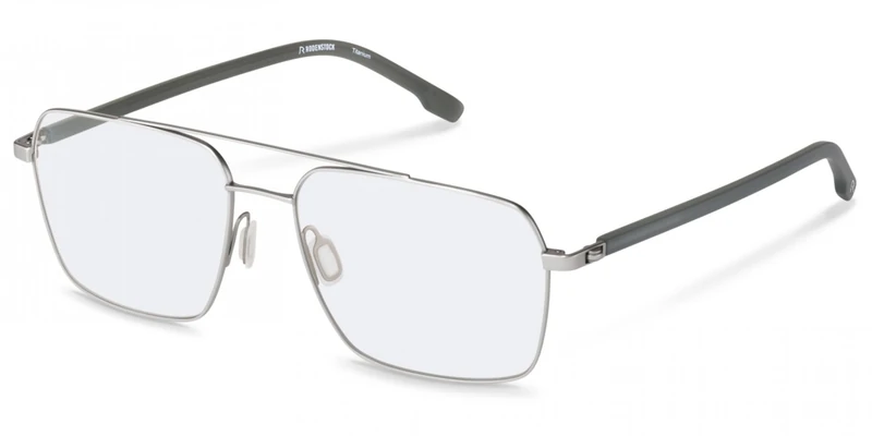 Rodenstock Unisex R7182 Sunglasses Silver Grey 57 - Image 1