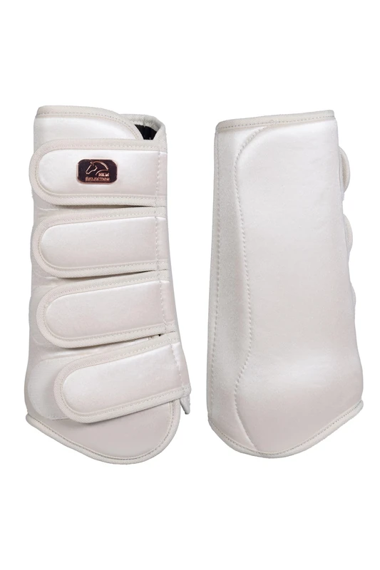 HKM Edinburgh back Dressage protection boots, Brandy, Pony
