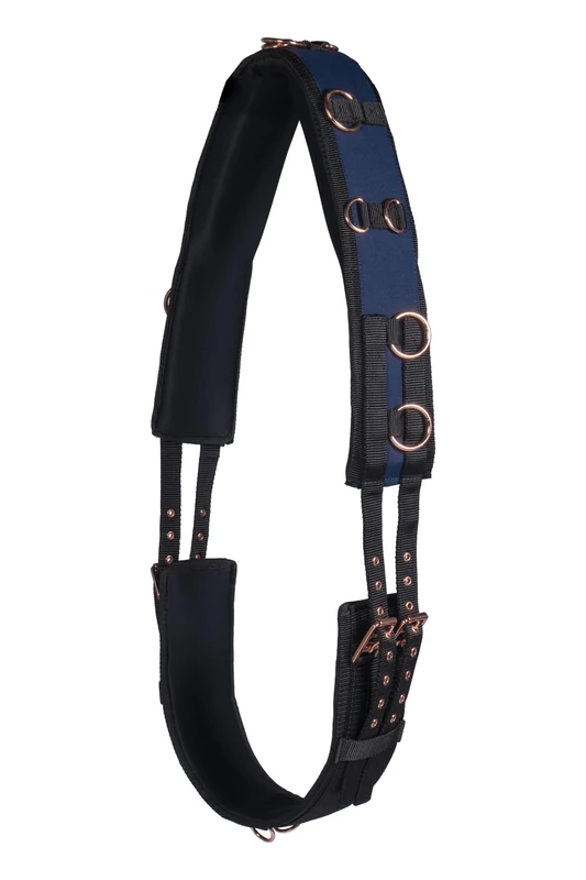 HKM Rosegold Glamour Style Lunge Roller, Deep Blue, Cob/Full