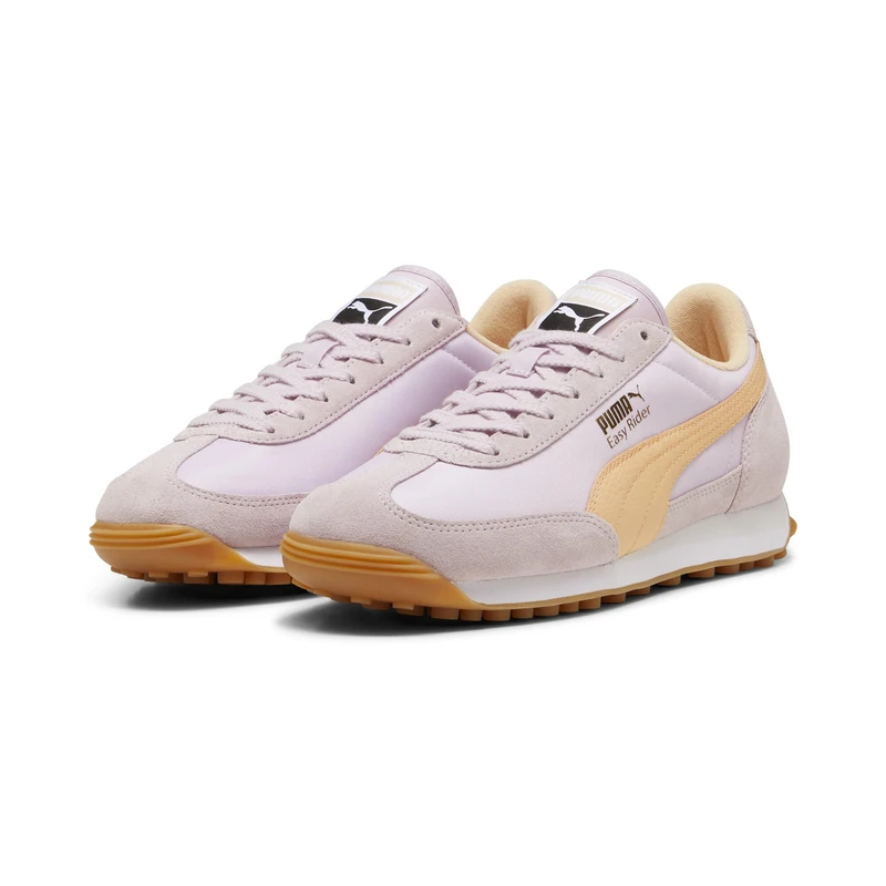 PUMA Easy Rider Vintage Sneakers, Grape Mist-Peach Fizz-PUMA White, 9