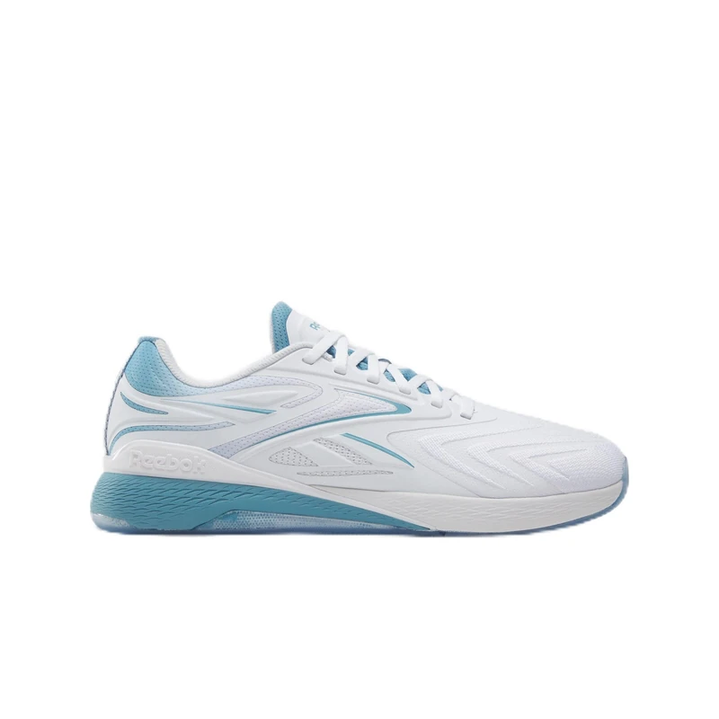 Reebok Unisex Nano X5 Edge Trainers, White/Warpedblue, 38.5 EU