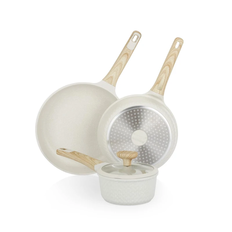 4-piece White Bamboo Drums - Image 1