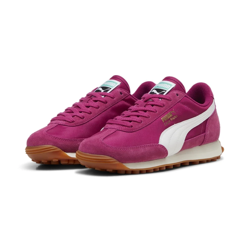 PUMA Easy Rider Vintage Sneakers, Magenta Gleam-PUMA White, 9.5