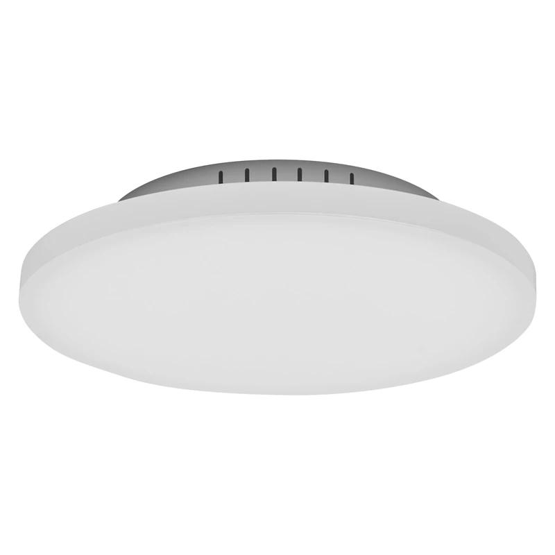 OSRAM Planon Frameless Round Frameless Panel Light in White with Advanced LED Technology, 19 W, Round Shape (300-mm Diameter), Warm White Light Colour at 3,000 K, Aluminium housing