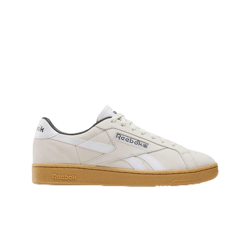 Reebok Unisex Club C Grounds UK Trainers, Alabaster/Chalk/Gum, 47 EU