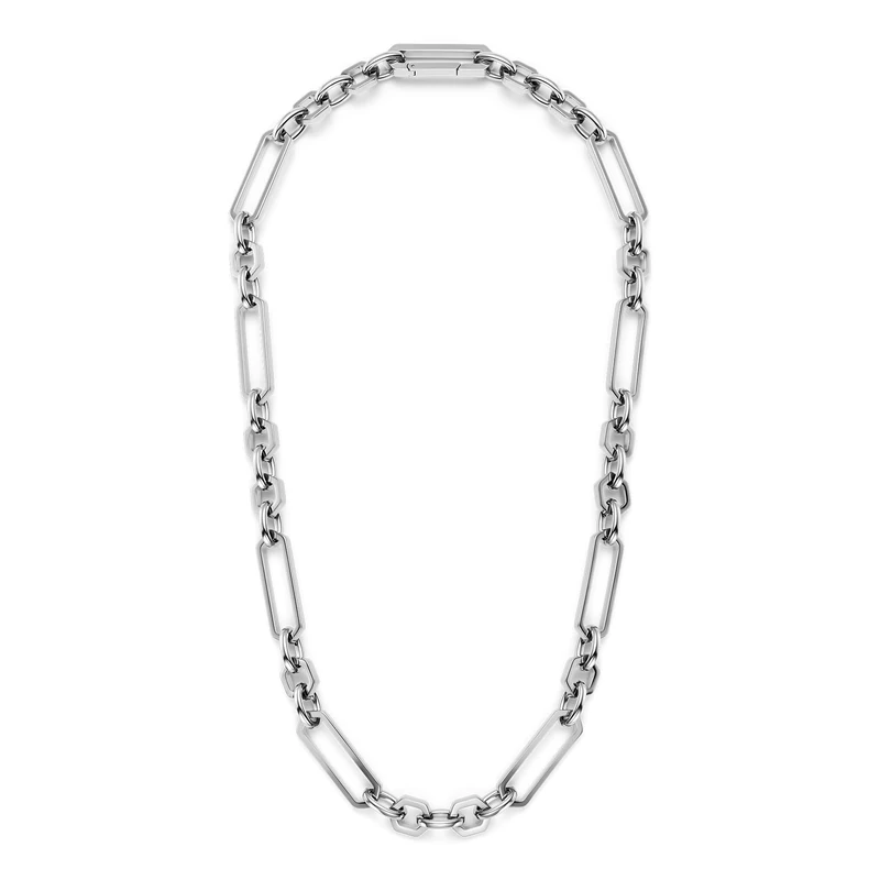 Olivia Burton Women's HEX LINK Collection Link Necklace in Stainless Steel - 24100368
