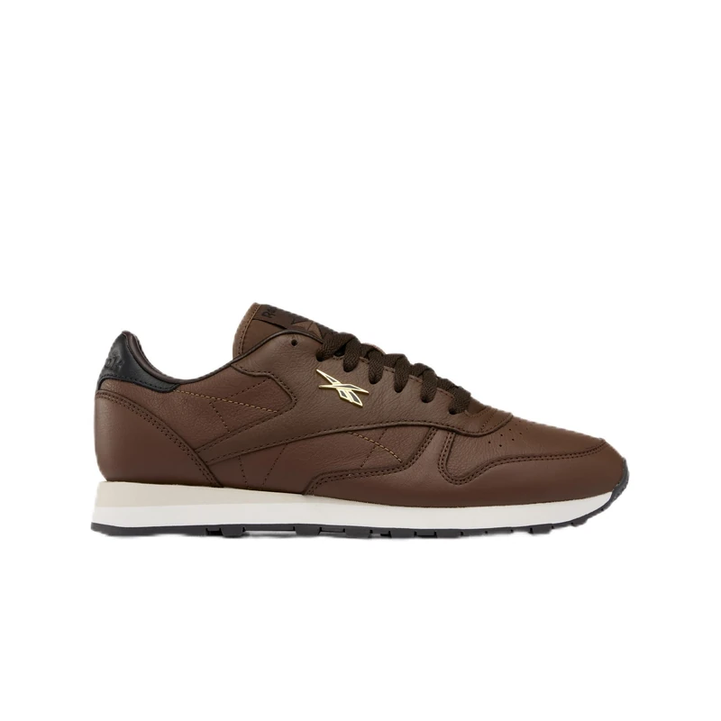 Reebok Unisex Classic Leather Trainers, Simplebrownn/Chalk/Washblack, 41 EU