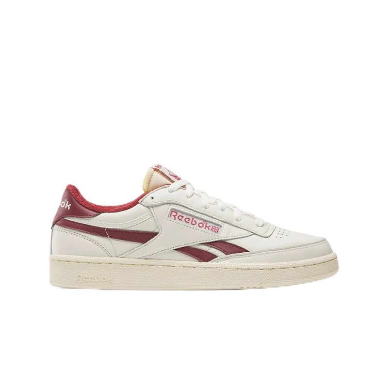 Reebok Unisex Club C Revenge Vintage Trainers, Vintage Chalk Paperwhite Classicburgundry, 10 UK
