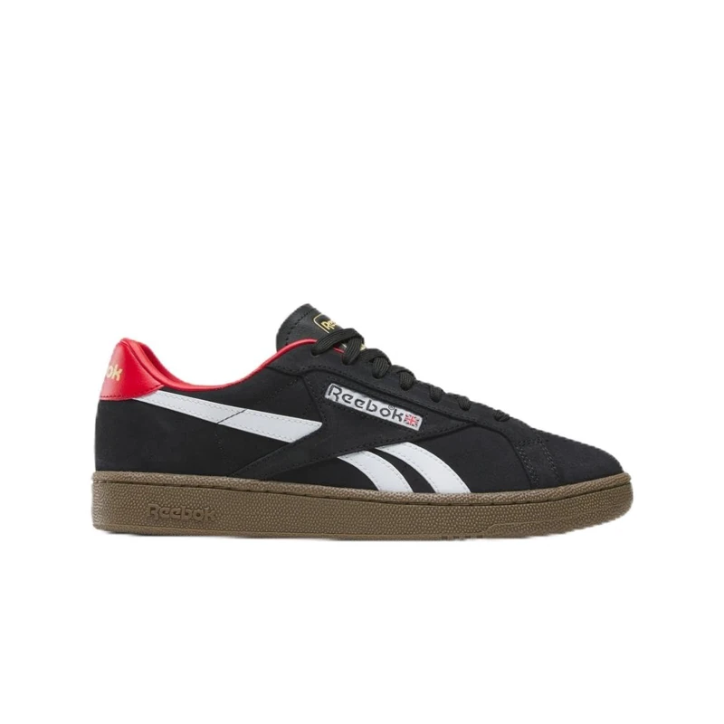 Reebok Unisex Club C Grounds UK Trainers, Black Ftwrwhite Gum, 8.5 UK