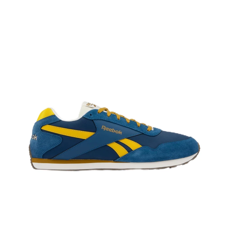 Reebok Unisex Glide Low Trainers, Athletic Blue/Athletic Gold/Tropical Gold, 44 EU