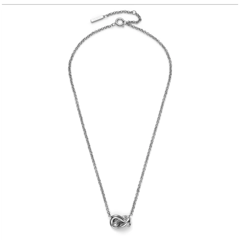 Olivia Burton Women's LOVER'S KNOT Collection Necklace in Stainless Steel with a Charm - 24100222 - Image 1