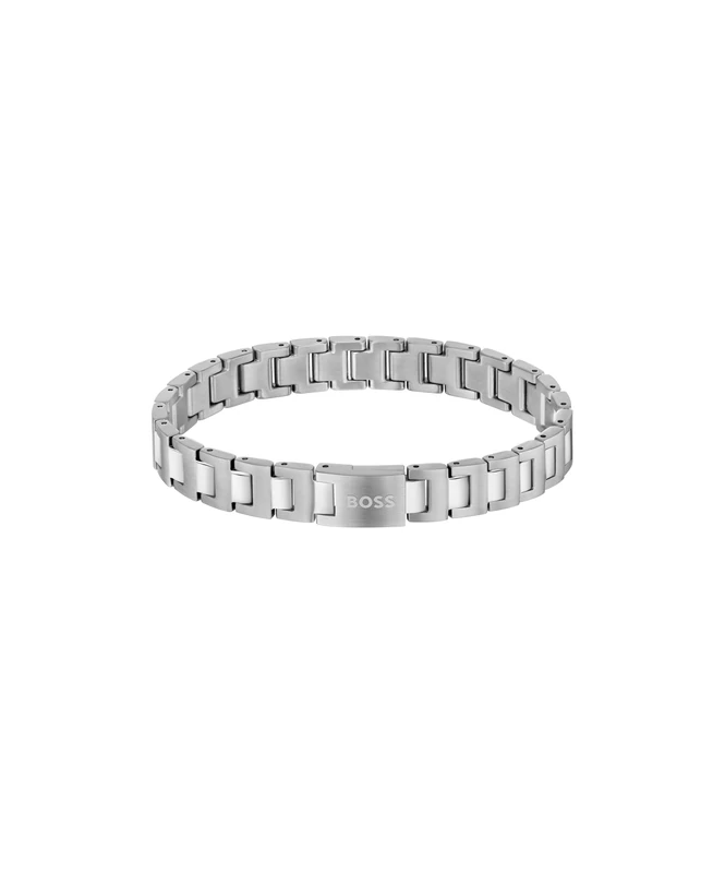 BOSS Jewelry Men's CANDOR JEWELRY Collection Link Bracelet in Stainless Steel - 1580751