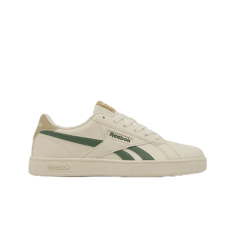 Reebok Unisex Court Retro Trainers, Vintage Chalk/Field Green/Simple Beige, 41 EU