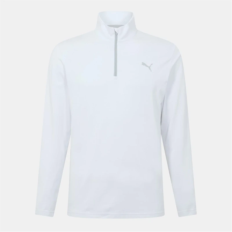 PUMA Icon 2.0 1/4 Zip - LC, White Glow, S