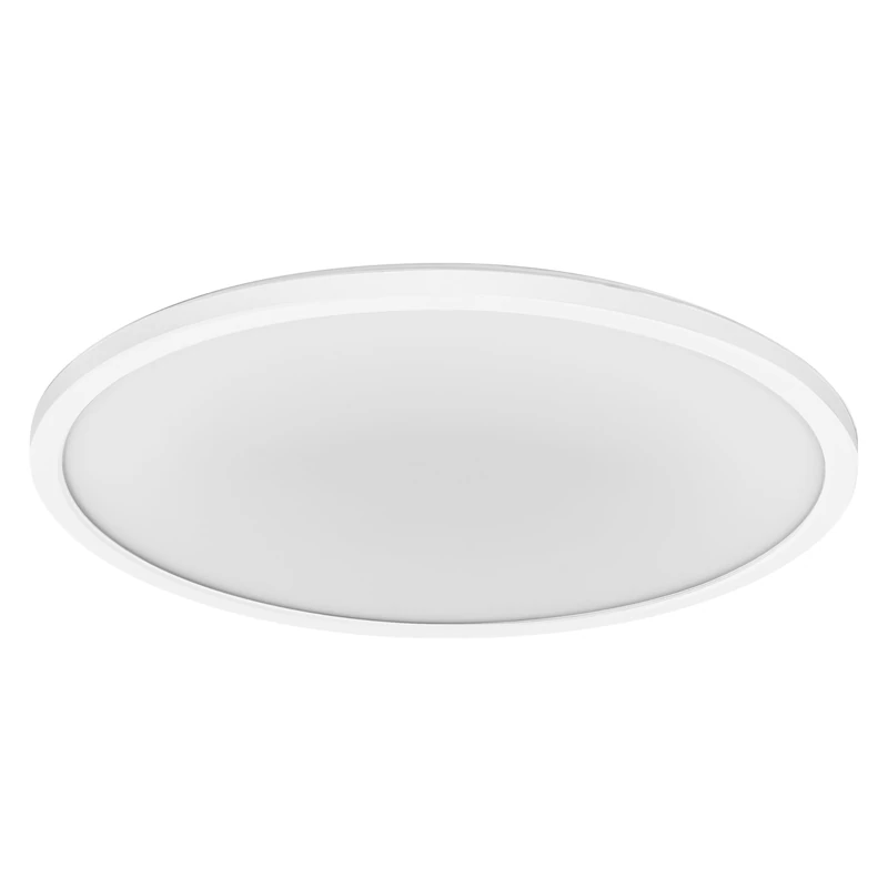 OSRAM ORBIS Ultra Slim Ceiling Light 400mm, White, 22W, 2720lm, homogeneous, Warm White Light (3000K) + Backlight, Three-Stage dimming via wall Switch, Ultra-Slim, IP20 Protection