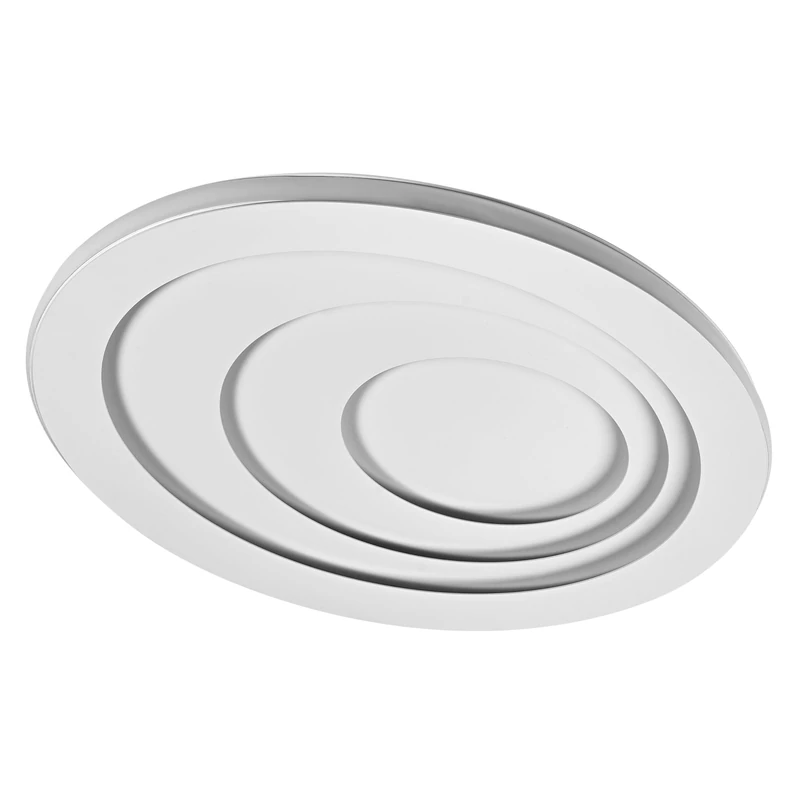 OSRAM ORBIS Spiral Oval LED Ceiling Light 485mm, White, 37W, 4000lm, Warm White Light Color, Effective Direct Light Distribution, Long Life, Non-Replaceable LED Module, Oval, IP20, 3000K.
