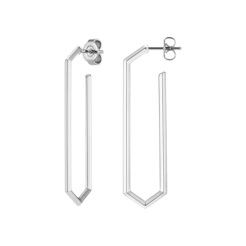 Olivia Burton Women's EVER STACKED Collection Geometric Hoop Earrings in Stainless Steel - 24100290