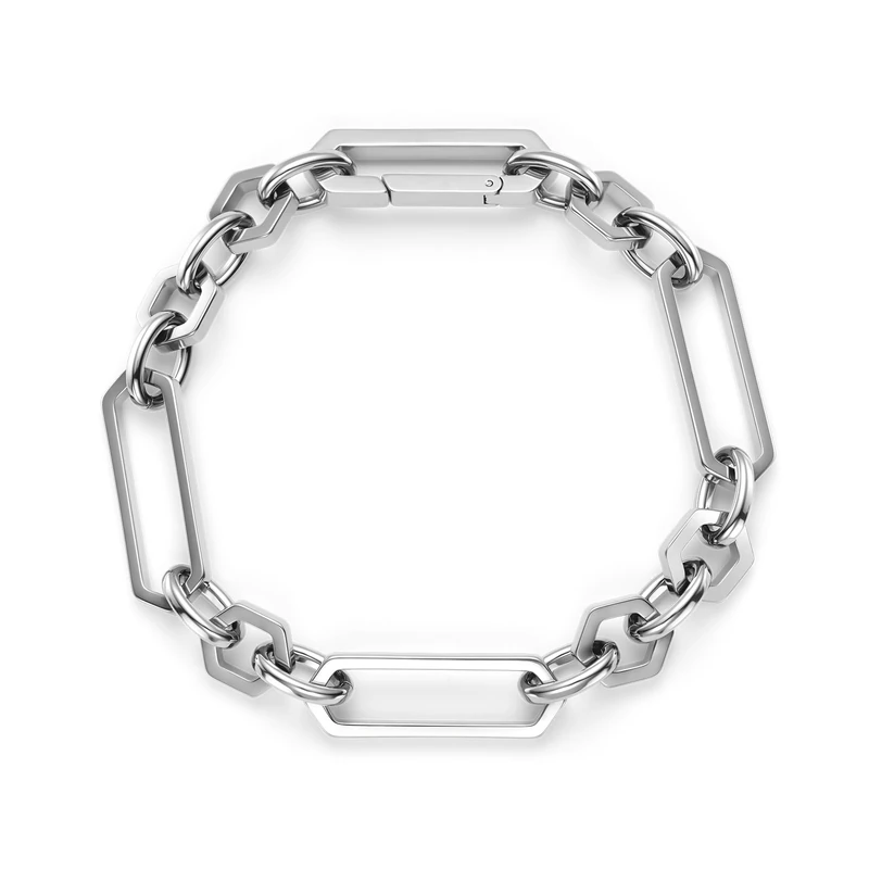 Olivia Burton Women's HEX LINK Collection Link Bracelet in Stainless Steel - 24100370 - Image 1