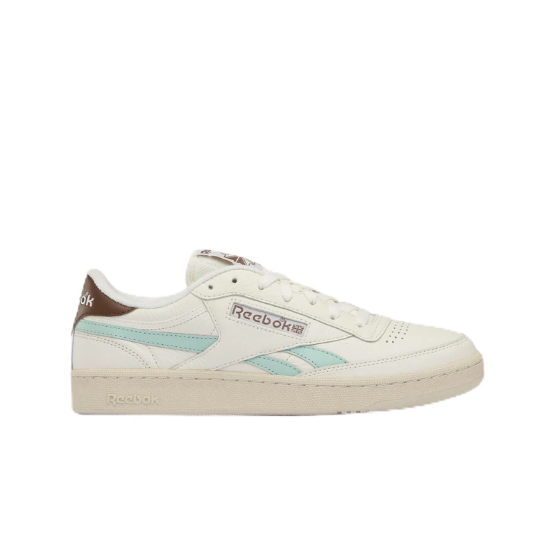 Reebok Unisex Club C Revenge Trainers, Chalk/Tranquilteal/Simplebrown, 42 EU