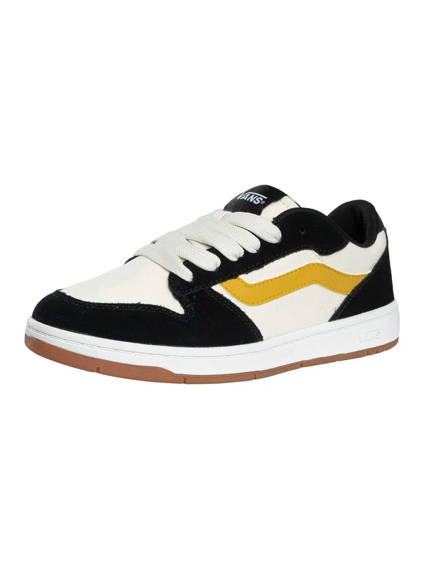Vans Ryland LS, Black/White/Yellow, 5.5