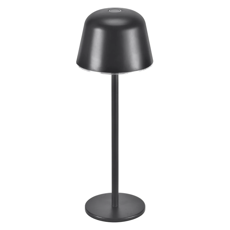 OSRAM Endura Style Table Outdoor Light, 2.5W, 200lm, Dark Gray, Table Light, Rechargeable Battery, IP54 Protection, stepless dimming, Brightness Memory Function