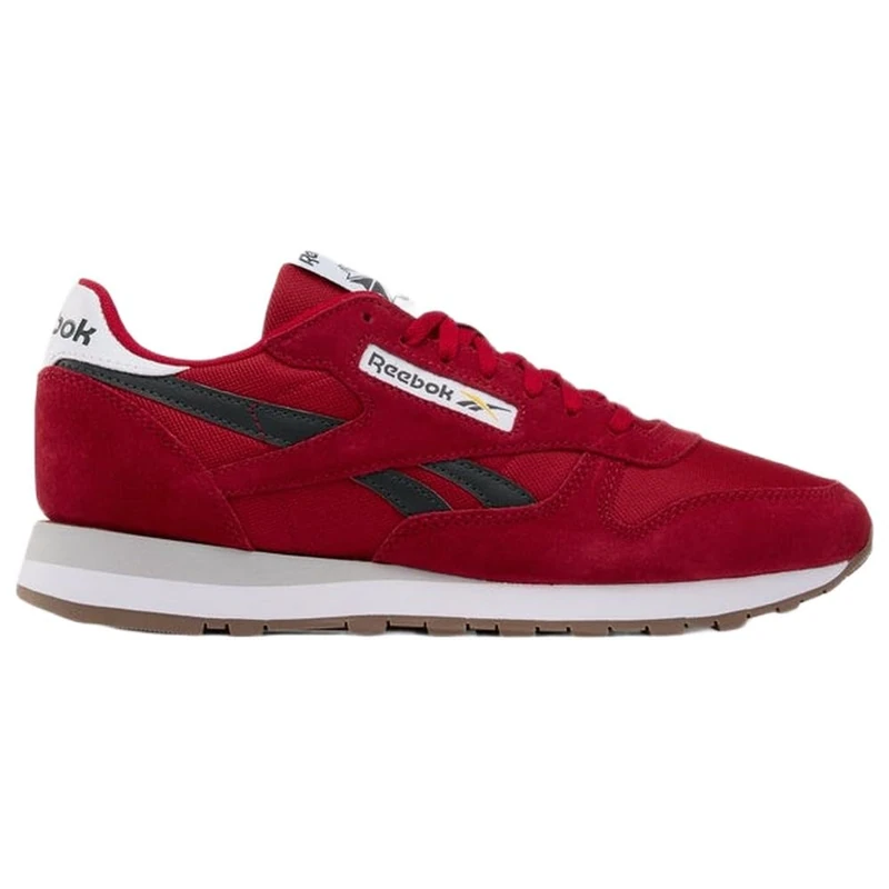 Reebok Unisex Classic Leather Trainers, Flash RED/Grey 6/FTWR White, 44 EU