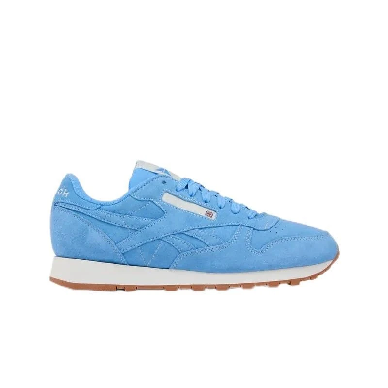 Reebok Unisex Classic Leather Trainers, Peribue/Chalk/Gum, 41 EU