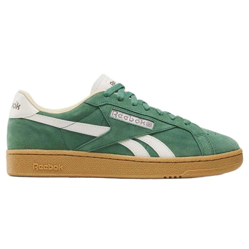 Reebok Unisex Club C Grounds UK Trainers, FIELDGREEN/Chalk/Gum, 42 EU