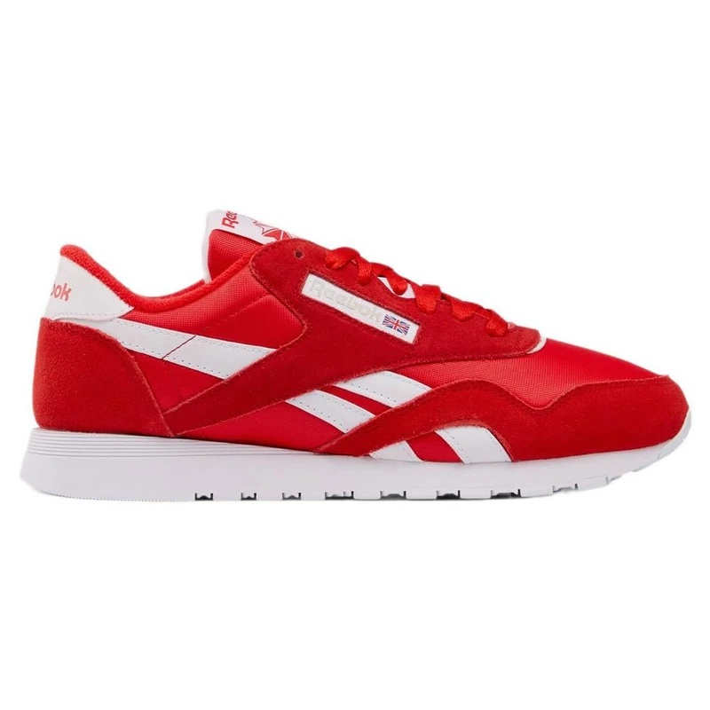Reebok Unisex Classic Nylon Trainers, Sport RED/Sport RED/FTWR White, 41 EU