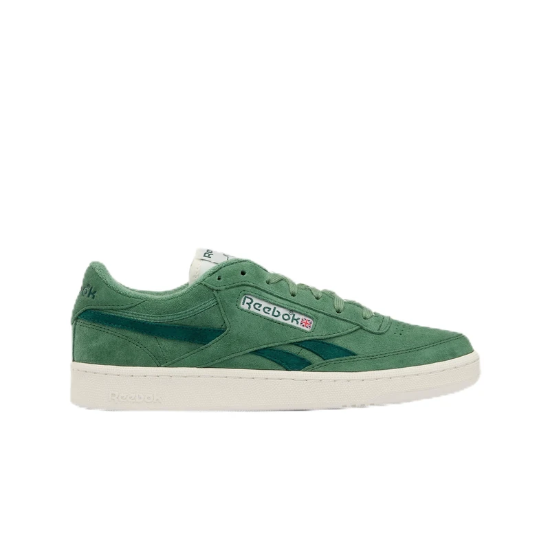 Reebok Unisex Club C Revenge Trainers, FIELDGREEN/METALGREEN/Chalk, 36.5 EU / 3.5 UK