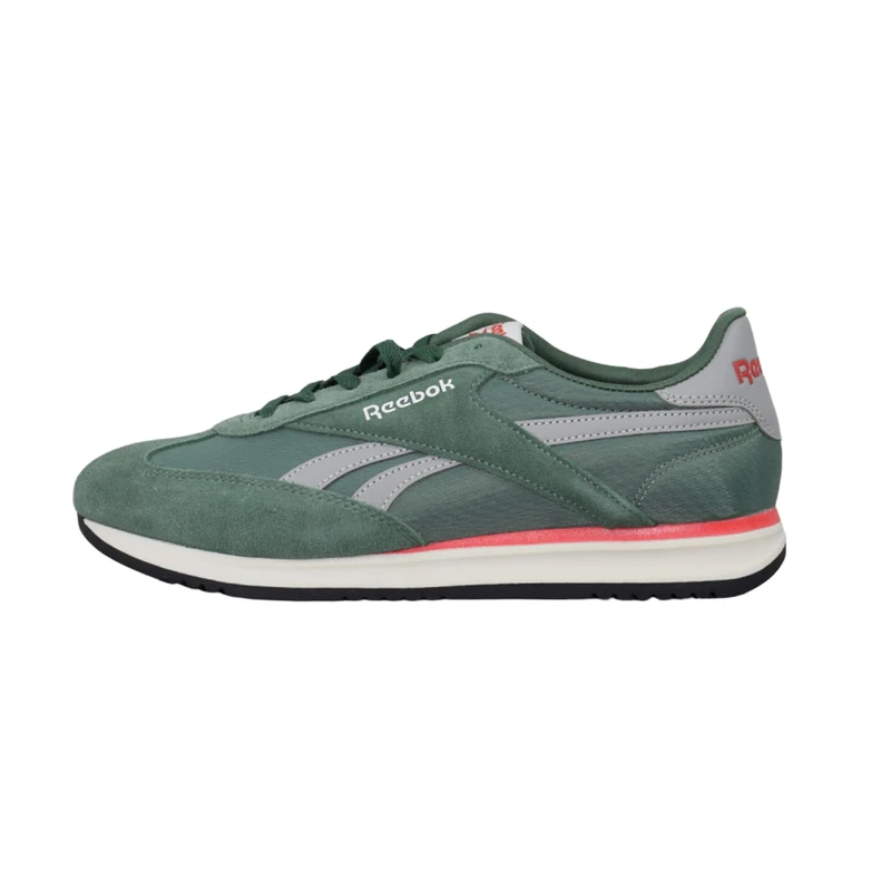 Reebok Unisex World 70 Trainers, Field Green/Grey 2/Sport Red/White/Black, 41 EU