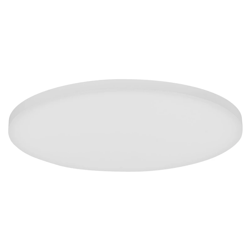 OSRAM Planon Frameless Round Frameless Panel Light in White with Advanced LED Technology, 28 W, Round Shape (450-mm Diameter), Warm White Light Colour at 3,000 K, Aluminium housing