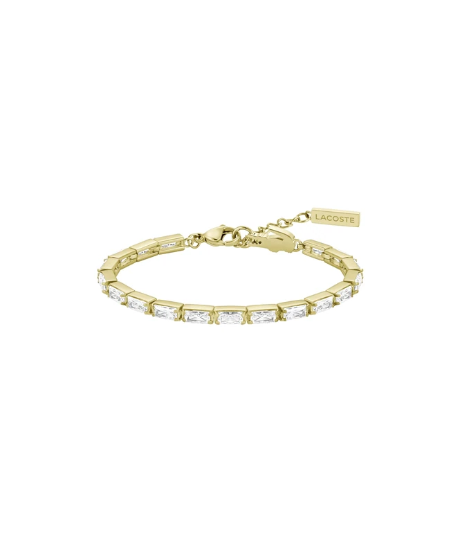 Lacoste Women's DUCHESS Collection Bracelet in Stainless Steel with Clear Crystals - 2040499