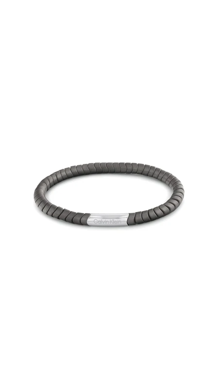 Calvin Klein Men's INTUITIVE CONNECTION Collection Beaded Bracelet in Two-Tone Stainless Steel - 35100052