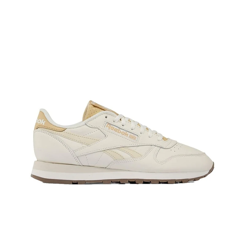 Reebok Unisex Classic Leather Trainers, Chalk/Alabaster/Simple Beige, 37.5 EU