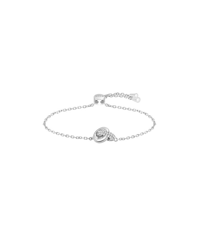 BOSS Jewelry Women's LIVE PRECIOUS Collection Bracelet in Stainless Steel with Intertwined Rings and Crystals - 1580756
