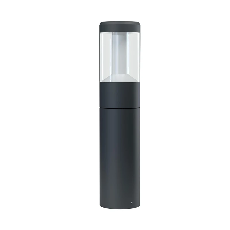 Osram Endura Style LED Outdoor Bollard 50 cm, Low Glare Light Fixture in Dark Grey Aluminium, IP54 Protection, for Pathway Lighting