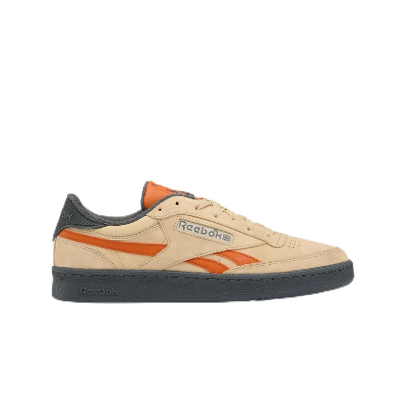 Reebok Unisex Club C Revenge Vintage Trainers, Simple Beige/Grey5/RUSTORANGE, 39 EU